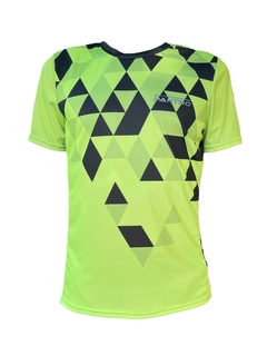REMERA RUNNING DEPORTIVA UNISEX FLUOR