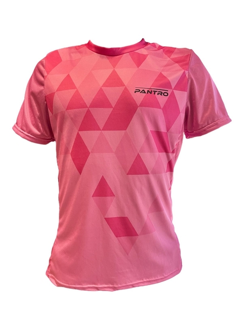 REMERA RUNNING DEPORTIVA UNISEX ROSA