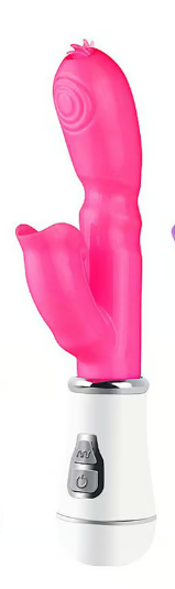 Vibrador Ponto G com Estimulador de Clitóris com 12 Níveis de Vibração Sexy Import