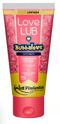 Love Lub Bubbalove Lubrificante Corporal Beijável 60g Tuti Fruit - comprar online