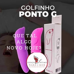 VIBRADOR PONTO G AVELUDADO COM FORMATO GOLFINHO - comprar online