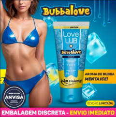 Love Lub Bubbalove Lubrificante Corporal Beijável 60g Menta Iced - comprar online