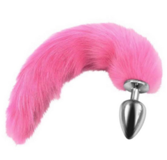 Plug de Metal com Rabo Roxo