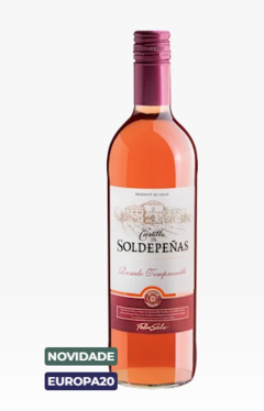 Vinho Rosé Espanhol Castillo De Soldepeñas Rosado Tempranillo