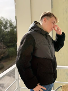 Campera corderito hombre - tienda online