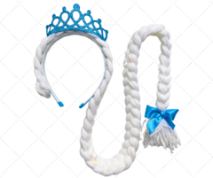 Tiara Trança Rainha da Neve - comprar online