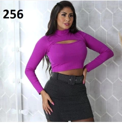 Cropped Canelado com Bojo Modelos Sortidos Sem Opção de Escolha - Agriidoce