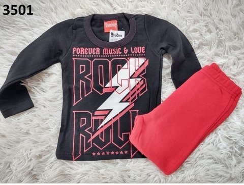 Conjunto Moletom Trenzinho Rock & Roll (CJI3501)