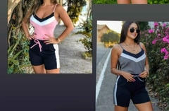 Imagem do Conjunto Crepe Blusa Alça e Shorts (CJC4549)