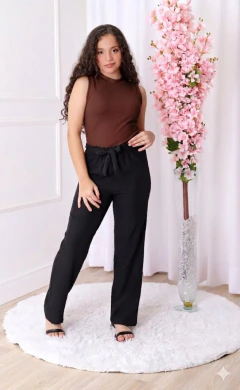 Imagem do Conjunto Infantil e Juvenil Calça Tactel Reta e Regata Básica Blusa para Meninas e Adolescentes (CJI050)