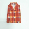Camisa infantil xadrez manga longa
