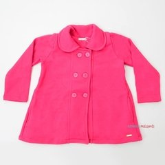 Sobretudo moletom grosso e felpado Pink Mon Sucré inverno