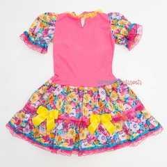 Vestido caipira infantil luxo Claudete São João Festa Junina na internet