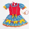 Vestido caipira infantil luxo Claudete São João Festa Junina