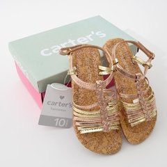 Sandália Carter's cobre e dourada - comprar online