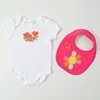 Conjunto body e babador Gymboree Ninho de Passarinhos