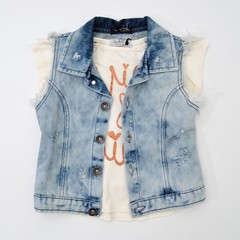 Sugestão de look com blusa bege (vendido separadamente)