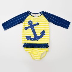 Conjunto Biquini Rashguard e Calcinha Gymboree Âncora c/ FPS 50+ - comprar online