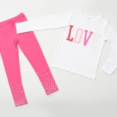 Conjunto legging e blusa Carter's love
