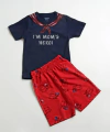 Conjunto bebê menino eu sou o herói da mamãe