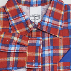 Camisa caipira/ junina infantil xadrez manga longa - comprar online