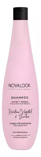 SHAMPOO KERATINA Y BAMBOO NOVALOOK X375ML