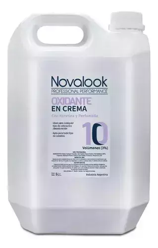 OXIDANTE 10 VOL NOVALOOK X5 LITROS