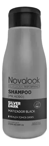 SHAMPOO BLACK NOVALOOK X375ML