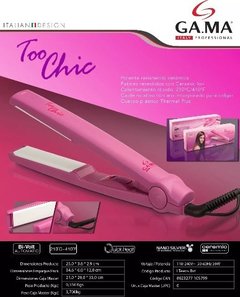 PLANCHA DE CABELLO TOO CHIC GAMA - comprar online