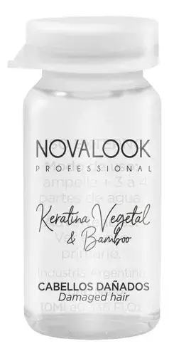 AMPOLLAS KERATINA Y BAMBOO NOVALOOK X10ML - comprar online