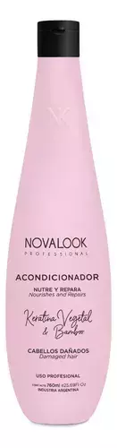 ACONDICIONADOR KERATINA Y BAMBOO NOVALOOK X375ML
