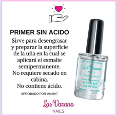 Primer Sin Acido Las Varano Para Semipermanentes Uv - comprar online