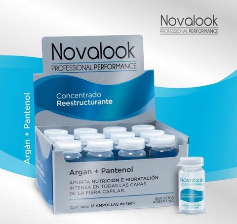 AMPOLLA ARGAN+PANTENOL NOVALOOK