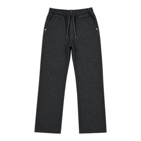 Calça Comfort Denim Johnny Fox Com Ajuste Em Cordão