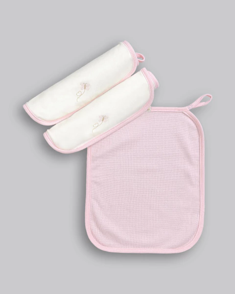 Kit 3 Panos De Boca Anjos Baby Malha Tricot/Suedine - comprar online