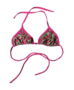Triangulito Cebra Fucsia & Verde