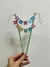 Cake topper banderín