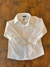 camisa lisa clásica beige