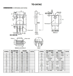 Transistor 40tps12a To-247 Tiristores 40tps12 Apbf - comprar online