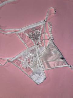lenceria flor y corazoncitos - comprar online