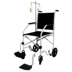 Cadeira De Rodas C/ Suporte Para Soro