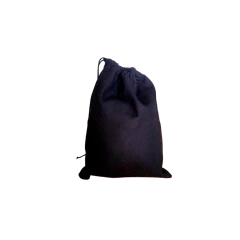 BOLSA LIENZO 15x20 CON AHORQUE - NEGRO - comprar online