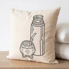 Imagen de FUNDA DE ALMOHADON RUSTICO 40X40CM