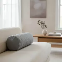 FUNDA DE ALMOHADON CHENILLE CARAMELO 50X20 CILINDRO en internet