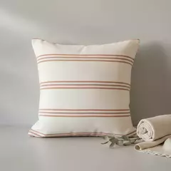 Imagen de FUNDA DE ALMOHADON TUSOR RAYADO 60X60