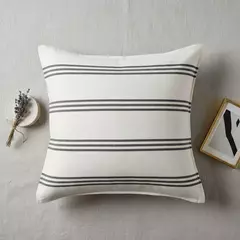 FUNDA DE ALMOHADON TUSOR RAYADO 40x40 en internet
