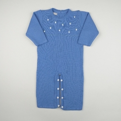 Macacão Rococós Ocean Blue - Baby Fio Tricot Infantil