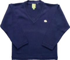 Pulover Baby Fio Marinho