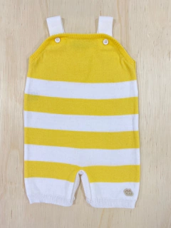 Macacão Banho de Sol Amarelo e Branco - comprar online