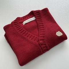 Cardigan Baby Fio Cereja - loja online